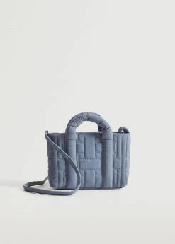 Mango Kids Quilted Shopper Bag Blue -Mango Bags Sales Store unnamed file 1395