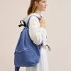 Mango Teen Nylon Sack Backpack Blue