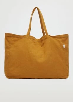 Mango Teen Cotton Shopper Bag Blue -Mango Bags Sales Store unnamed file 1458