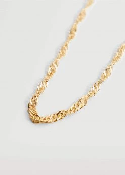 Mango Teen 3-pack Of Necklaces Gold