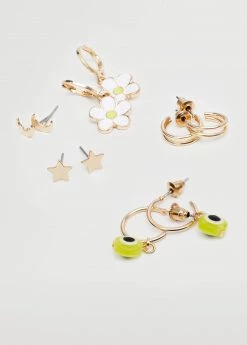 Mango Teen 6-pack Earrings Gold