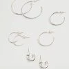 Mango Teen 4-pack Of Hoop Earrings Gold