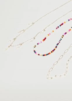 Mango Teen 3-pack Of Necklaces Silver -Mango Bags Sales Store unnamed file 1518