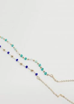 Mango Teen Mixed Bead Necklace Gold