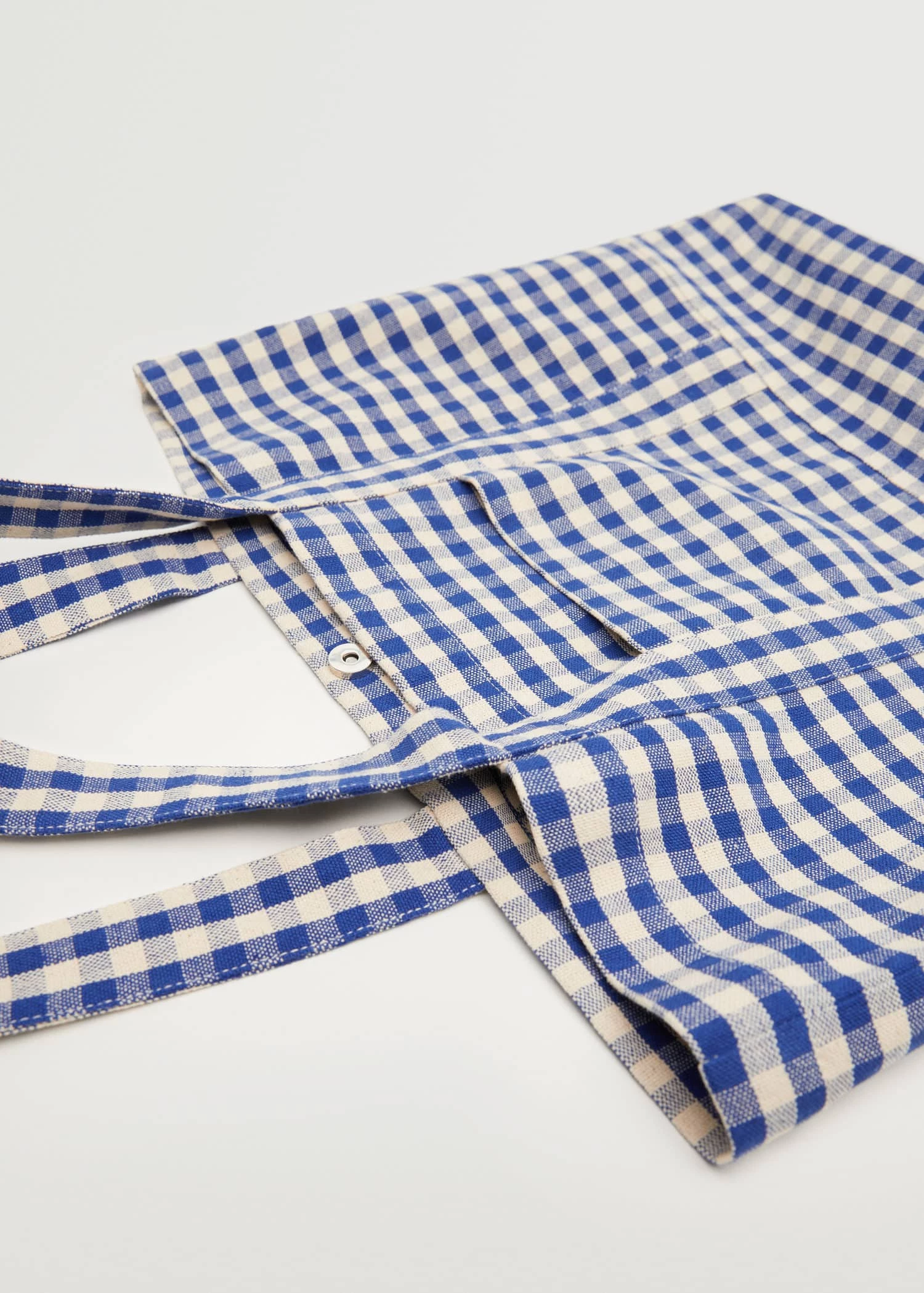 Mango Cotton Shopper Bag Beige 4 Mango Cotton Shopper Bag Beige - Image 4