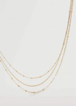 Mango Teen 3-pack Of Necklaces Gold