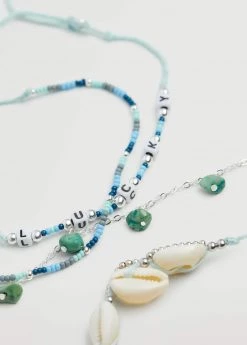 Mango Teen Pack Of 4 Bracelets Green