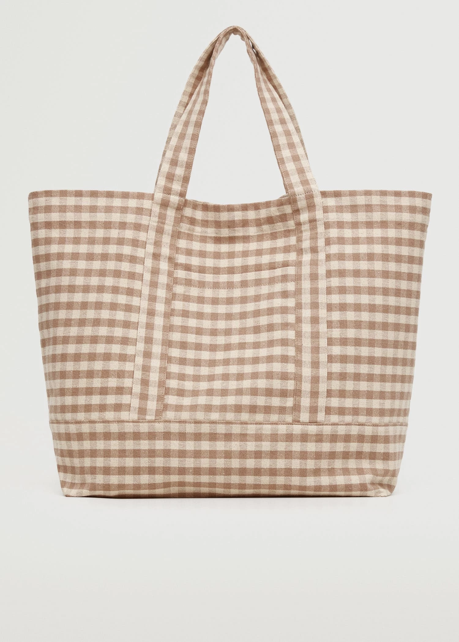 Mango Cotton Shopper Bag Beige 5 Mango Cotton Shopper Bag Beige - Image 5