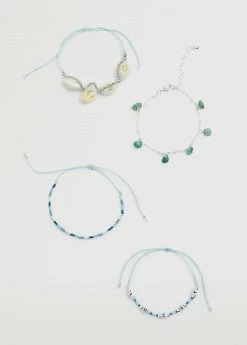 Mango Teen Pack Of 4 Bracelets Green -Mango Bags Sales Store unnamed file 1540
