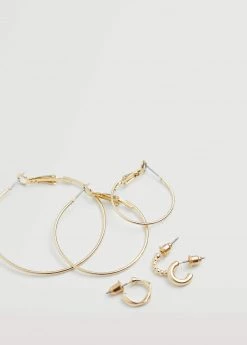 Mango Teen 6-pack Earrings Gold