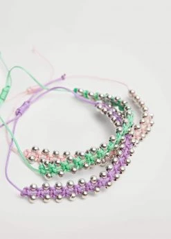 Mango Teen Pack Of 3 Bracelets Silver