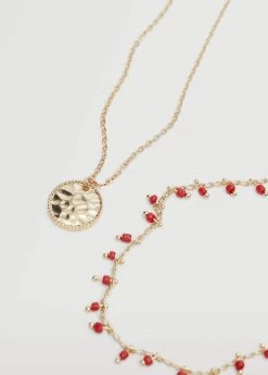 Mango Teen Combined Necklace Pack Gold