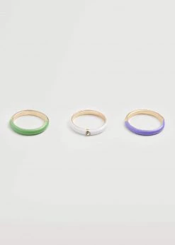 Mango Teen Pack Of 3 Combined Rings White -Mango Bags Sales Store unnamed file 1573