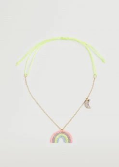 Mango Kids Rainbow Pendant Necklace Gold -Mango Bags Sales Store unnamed file 1582