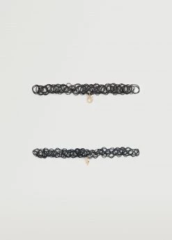 Mango Kids 2 Pendant Chockers Pack Black -Mango Bags Sales Store unnamed file 1585