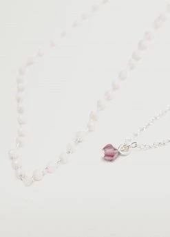 Mango Kids Crystal Necklace Pack White
