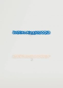 Mango Kids 2 Pendant Chockers Pack White -Mango Bags Sales Store unnamed file 1605