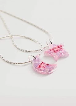 Mango Kids 2-pack Message Bracelets Light/pastel Purple