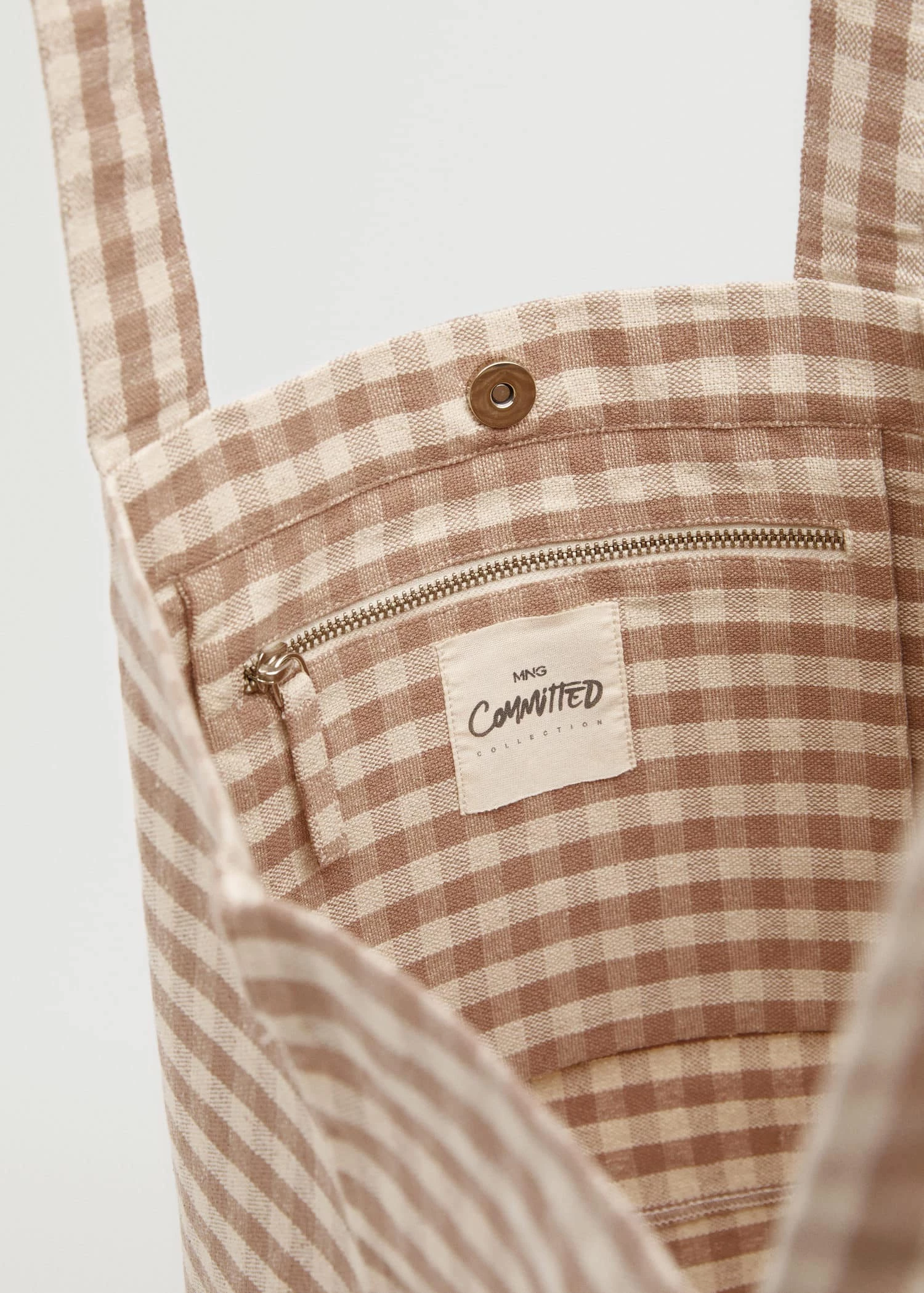 Mango Cotton Shopper Bag Beige 14 Mango Cotton Shopper Bag Beige - Image 14