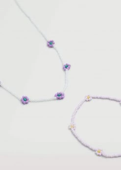 Mango Kids Bracelet Necklace Pack Light/pastel Purple
