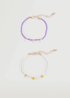 Mango Kids Beads Bracelets 2 Pack White -Mango Bags Sales Store unnamed file 1676