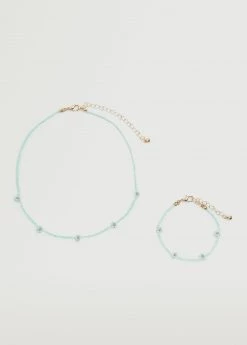 Mango Kids Bracelet Necklace Pack Pastel Green -Mango Bags Sales Store unnamed file 1680