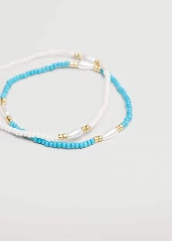Mango Kids Beads Bracelets 2 Pack Blue