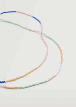 Mango Kids Crystal Necklace Pack Pink