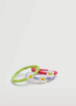 Mango Kids Pack Of 3 Combined Rings Sky Blue