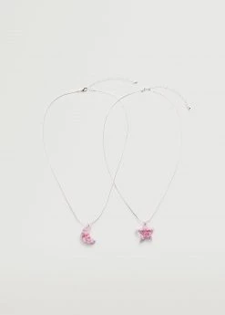 Mango Kids Best Friends Necklace 2 Set Light/pastel Purple -Mango Bags Sales Store unnamed file 1704