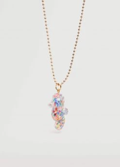 Mango Kids Seahorse Necklace Gold