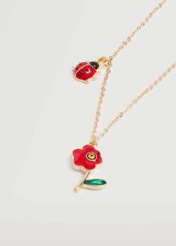 Mango Kids Flower Chain Necklace Gold