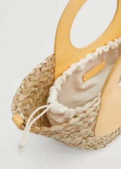 Mango Double Strap Mini Basket Bag Black -Mango Bags Sales Store unnamed file 174