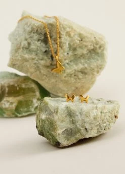 Mango Kids Butterfly Earrings Gold -Mango Bags Sales Store unnamed file 1740