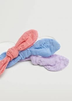 Mango Kids Scrunchies 3 Pack Pink
