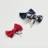 Mango Kids 3 Pack Bow Hairclip Dark Navy