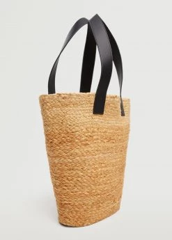 Mango Jute Shopper Bag Beige -Mango Bags Sales Store unnamed file 178