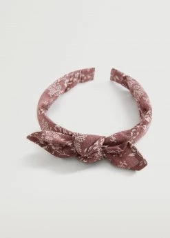 Mango Kids Flower Hairband Burnt Orange
