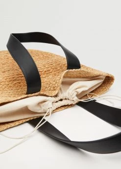 Mango Jute Shopper Bag Beige -Mango Bags Sales Store unnamed file 179