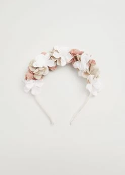 Mango Kids Headband With Embossed Flowers Off White -Mango Bags Sales Store unnamed file 1796