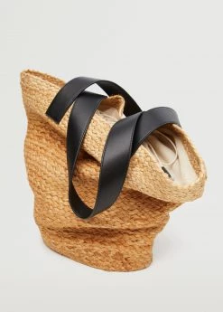 Mango Jute Shopper Bag Beige -Mango Bags Sales Store unnamed file 180