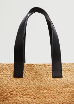 Mango Jute Shopper Bag Beige -Mango Bags Sales Store unnamed file 182