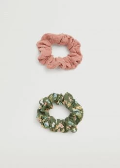 Mango Kids Pack Of 2 Cotton Scrunchies Pink -Mango Bags Sales Store unnamed file 1822