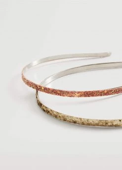 Mango Kids Headband 2 Pack Gold