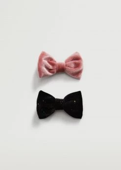 Mango Kids 2 Pack Bow Hairclip Black -Mango Bags Sales Store unnamed file 1828