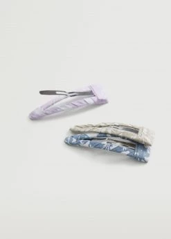 Mango Kids 3-pack Printed Hairpins Light/pastel Purple
