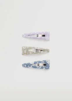 Mango Kids 3-pack Printed Hairpins Light/pastel Purple -Mango Bags Sales Store unnamed file 1834