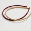 Mango Kids Metallic Headband Pack Burgundy
