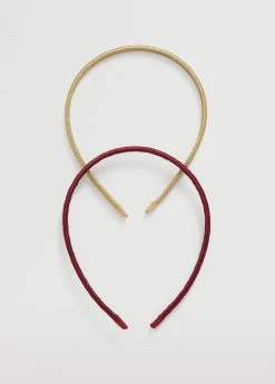 Mango Kids Metallic Headband Pack Burgundy -Mango Bags Sales Store unnamed file 1837
