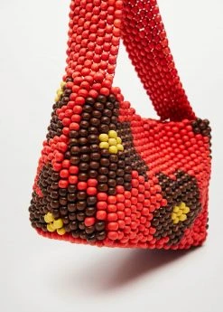 Mango Beaded Wood Handbag Red 12 Mango Beaded Wood Handbag Red -Mango Bags Sales Store unnamed file 200